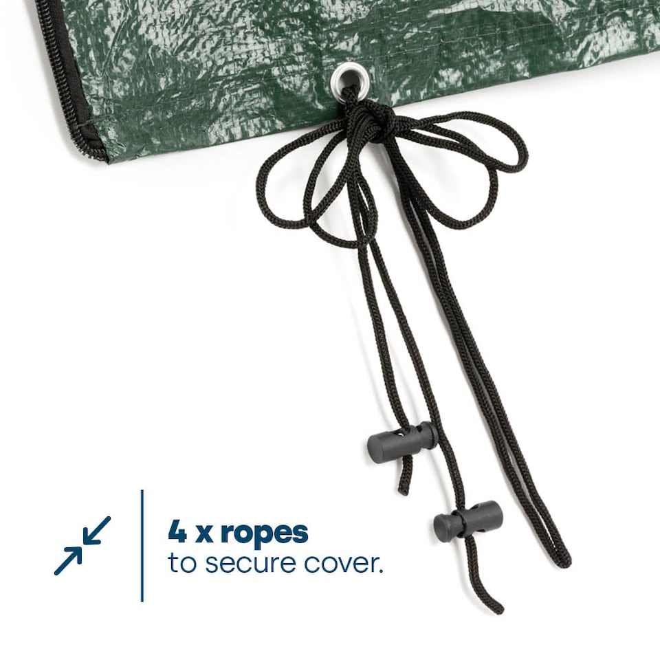 image 1 of 3-Seater Garden Swing Cover Green