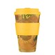 image 1 of Ecoffee Cup 14oz 400ml Van Gogh Design Reusable Eco-Friendly, Plant Based Coffee Cup with Silicone Lid & Sleeve, Sunflowers | Multi | Sunflowers