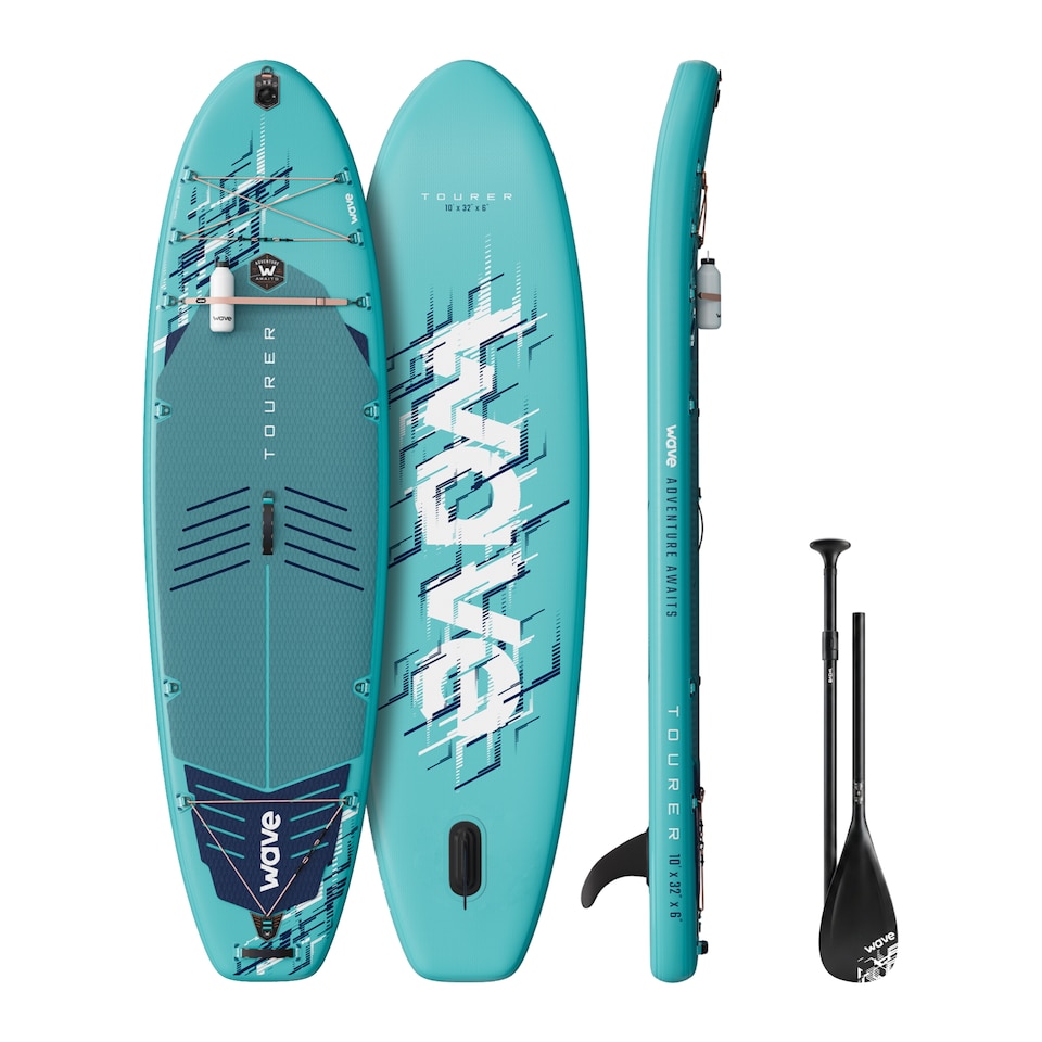 image 1 of Wave Tourer 3.0 SUP | Inflatable Paddleboard | 10'3ft/11'3ft | Blue | Ice Blue