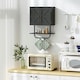 image 9 of COSTWAY Bathroom Cabinet Wall-Mounted Medicine Cabinet Black Black