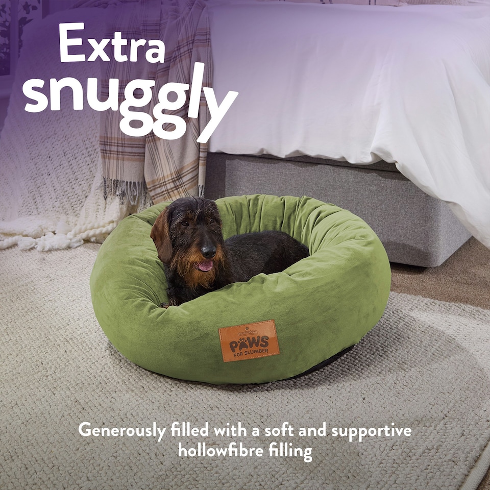 image 1 of Paws for Slumber Donut Pet Bed, Large