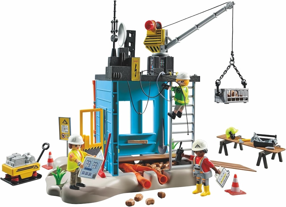 image 1 of PLAYMOBIL 71650 My Life Construction Site