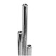 image 2 of Primrose Kohala 3 Stainless Steel Tubes Fire Water Feature with LEDs 135cm