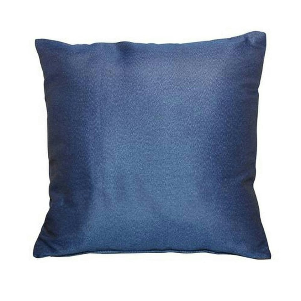 image 1 of Plain Scatter Outdoor Cushion - Pack of 2 - Polyster - H10 x W45 x L45 cm - Blue Blue | Blue