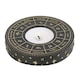 image 1 of Something Different Astrology Wheel Tealight Holder - Black/Gold - One Size
