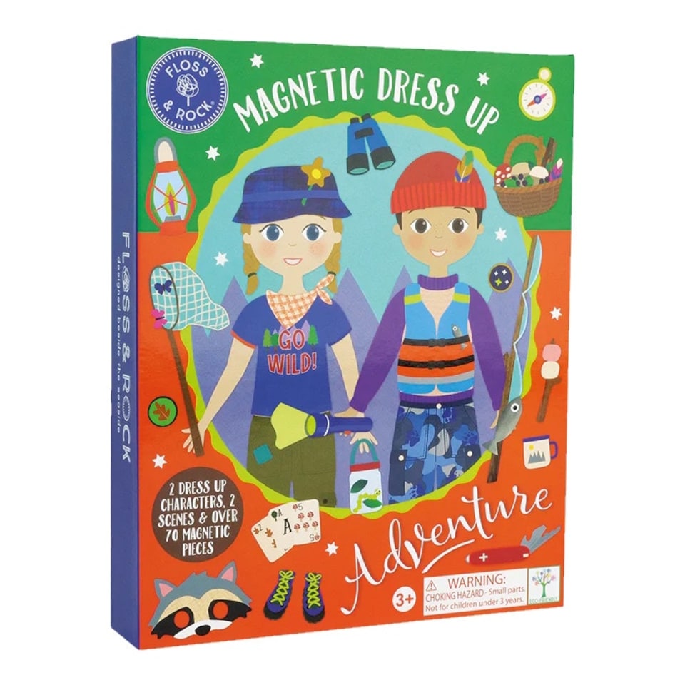 image 1 of Floss & Rock Magnetic Dress Up Doll - Adventure