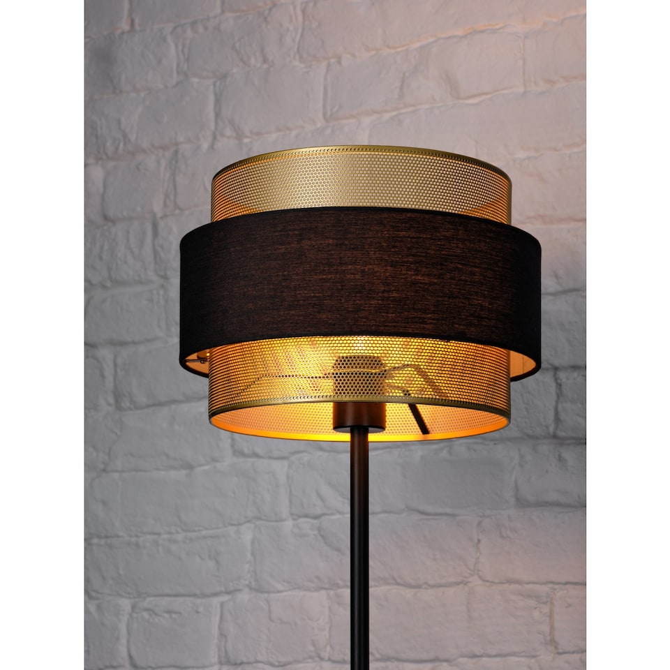 image 1 of Osram Decor Hornet Floor Lamp E27 Black Industrial Standing Tall Light