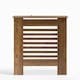 image 4 of OHS Wood Effect Radiator Cover Sideboard Shelf - Small | Brown | Dark Wood