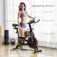 image 7 of HOMCOM Exercise Bike Indoor Cycling with LCD Display, Heart Rate Sensor