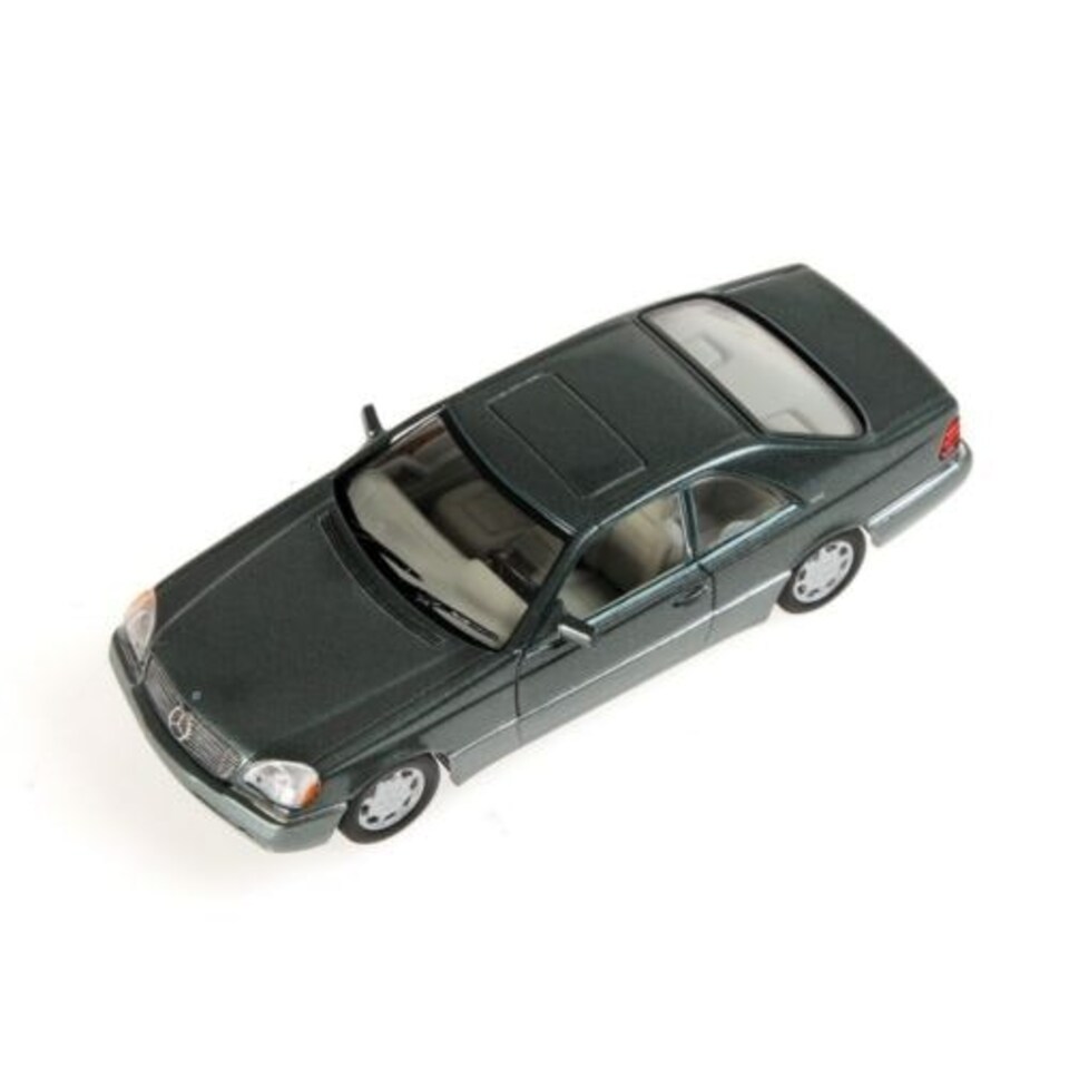 image 1 of Minichamps 430032604 Mercedes Benz 600 SEC 1992 Green Metallic 1:43 Scale