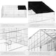 image 4 of Rabbit Run - 12 grid elements with sunshade, 2 doors, 180 x 75 x 75 cm | Black | black | 180 x 75 x 75 cm | 1