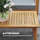image 6 of Outsunny 4 Pieces Wooden Garden Furniture Set with Cushions, Teak