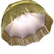 image 5 of Traditional Victorian Empire Lamp Shade in Olive Green Velvet with Long Tassels | Green | Olive Green | 1