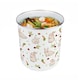 image 6 of Allotment Rabbits Food Waste Caddy - Metal 2L Decorative Kitchen Compost Bin