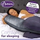 image 7 of Aamira Dark Grey Pregnancy Maternity Pillow, 140x65x20cm C Shaped Memory Foam | Grey | Grey | Standard | 1