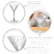 image 2 of Bormioli Rocco America '20s Martini Glasses - 155ml - Clear - Pack of 6