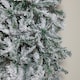 image 8 of 8ft (2.55m) Samuel Alexander Single Door Snow Flocked Christmas Tree Arch with 2000 Tips