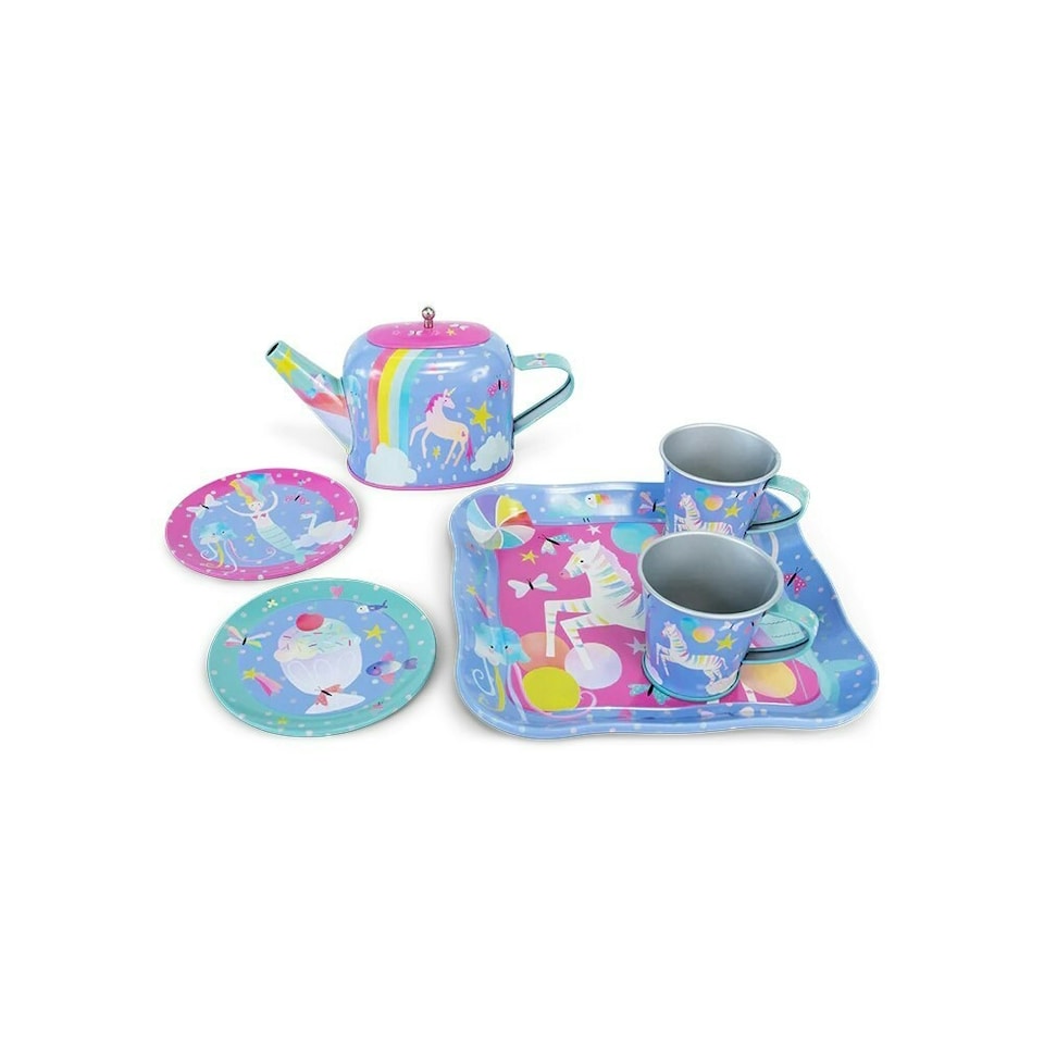image 1 of Floss & Rock Childs Tea Set 7 Piece Fantasy