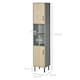 image 5 of kleankin Tall Bathroom Cabinet, Free Standing Bathroom Storage Cabinet Cupboard with Door and Adjustable Shelves for Kitchen, Living Room