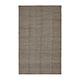 image 2 of Homescapes Black Geometric Jute Rug - 150 x 240 cm | Black | Black