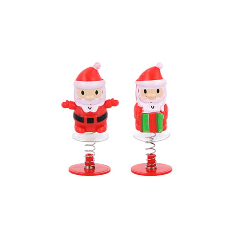 Assorted Santa Claus Christmas Jump Up Toy 7cm