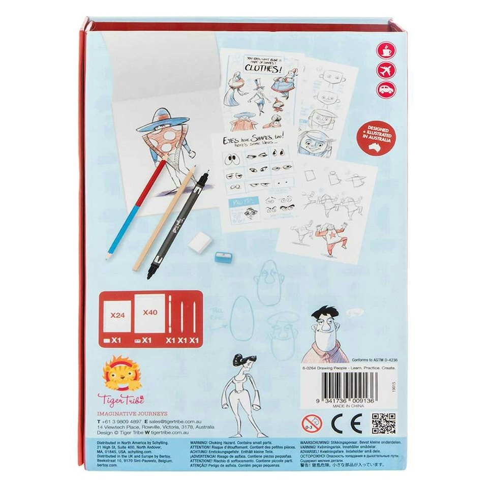 image 1 of Drawing People - Learn. Practice. Create