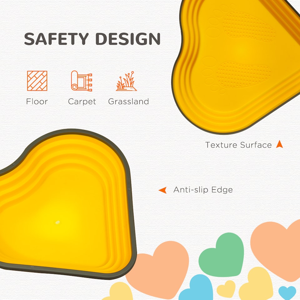 image 1 of AIYAPLAY 11-Piece Kids Stepping Stones, Non-Slip Stackable Balance Stones