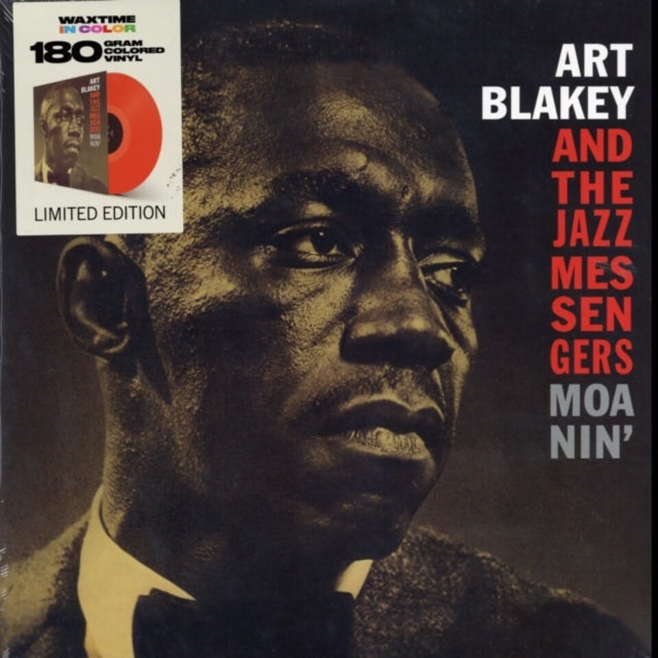 Art Blakey & The Jazz Messengers LP Vinyl Record Moanin' (Limited Transparent Red Vinyl)