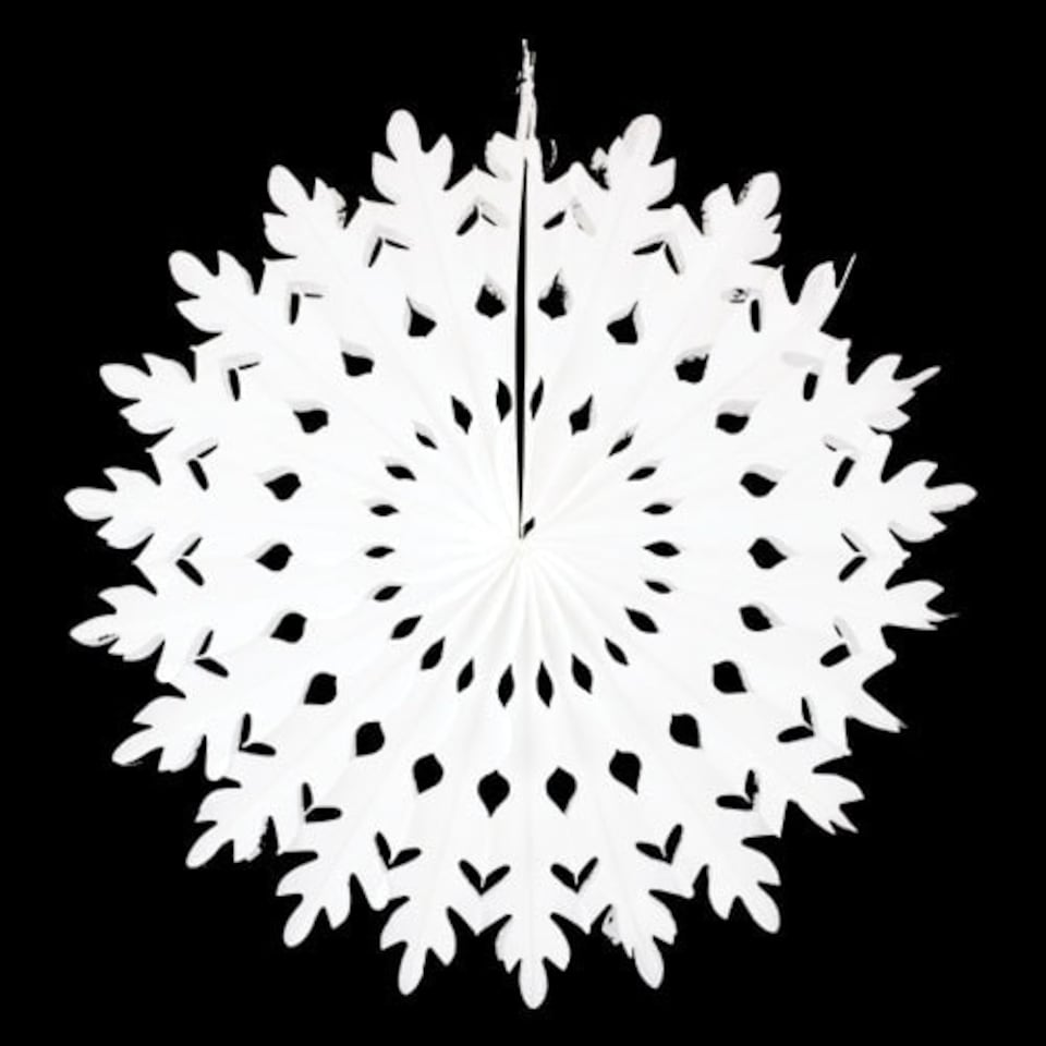 Christmas Snowflake 3D Paper Hanging Decoration 50cm