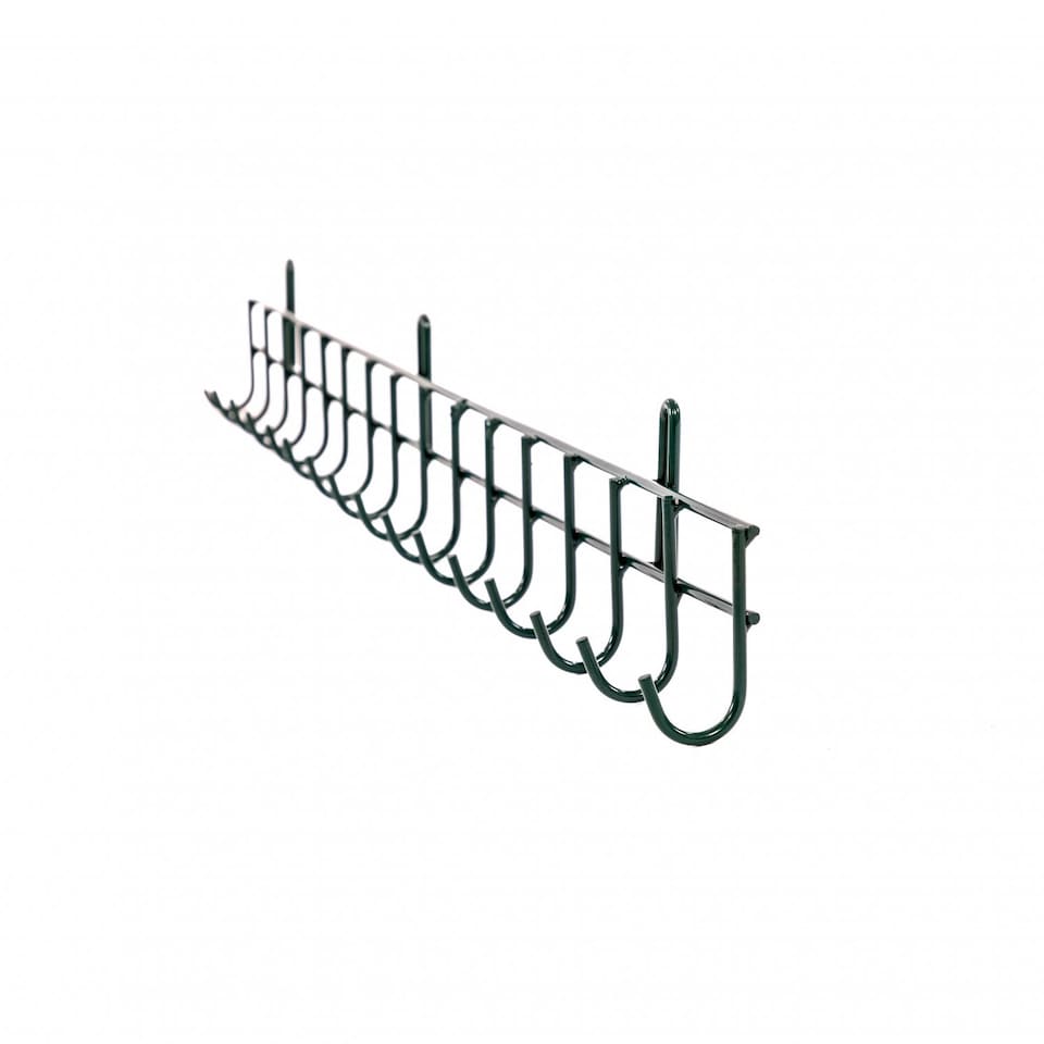 image 1 of 16 Hook Wall Mounted Garden Tool Storage Rack Hanger Shed & Garage