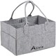 image 1 of Alivio Foldable Baby Storage Organizer Caddy Bag (Grey) | Grey | 1