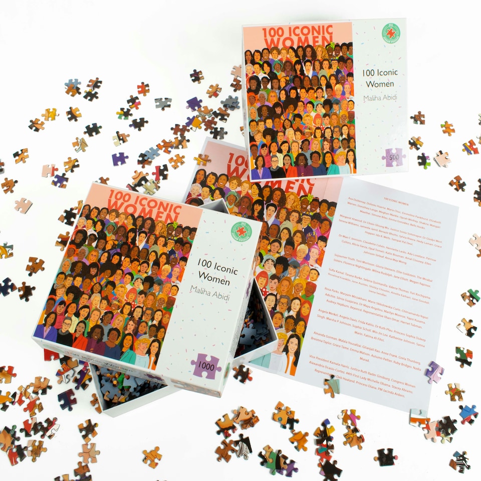 image 1 of 100 Iconic Women - 1000 Piece Jigsaw Puzzle