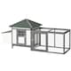 image 9 of PawHut Chicken Coop Hen Poultry House w/ Nesting Box Outdoor Run Patio Wooden