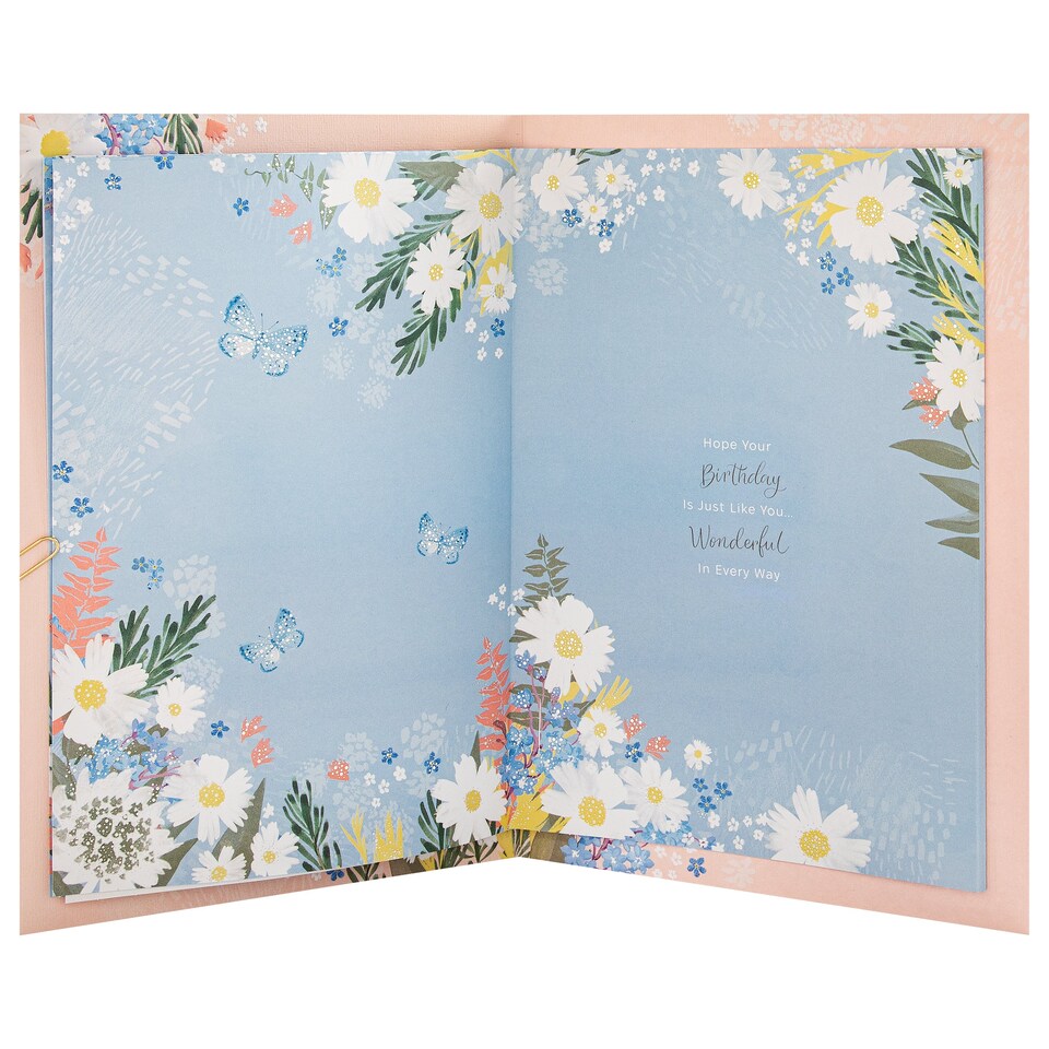 image 1 of Hallmark Birthday Card For Daughter - Pink Florals Design And Heartfelt Verse