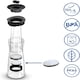 image 5 of BRITA Fill and Serve Water Filter Carafe, 1.3L, Dark Grey