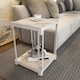 image 3 of Decorotika Zenas 40 cm Square Side End Table with Metal Frame