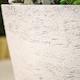 image 3 of Lily White Stone Effect Planter for Garden Outdoors Weatherproof Plastic (x1)