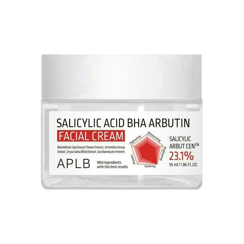 image 1 of APLB Salicylic Acid BHA Arbutin Facial Cream 55ml