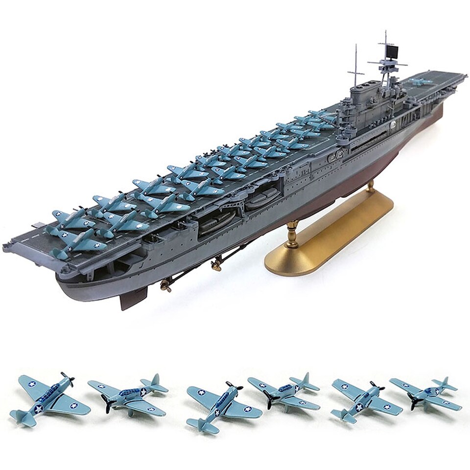image 1 of Academy USS Enterprise CV-6 Battle of Midway Anniversary Model Kit Scale 1 700