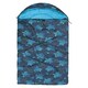 image 3 of Mountain Warehouse Kids Sleeping Bag 2 Season Camping Childrens Girls Boys Blue | Petrol Blue
