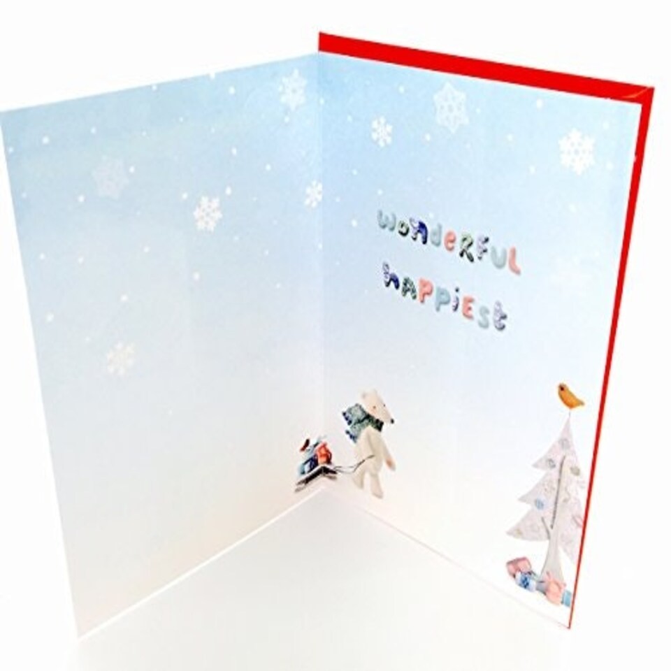 image 1 of Special Little Boy Merry Christmas Greeting Card