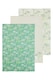 image 1 of Interiors by Premier Set of 3 Floral Cotton Tea Towels, 3 Piece Kitchen Towel Set, Highly Absorbent Tea Towels, Colourful Towels | Green | 3