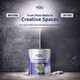 image 6 of HQC Blackboard & Chalkboard Paint - Easy Clean, Writable & Erasable Surface - Classic Grey - 2.5L