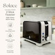 image 2 of Swan Solace Black 2 Slice Toaster