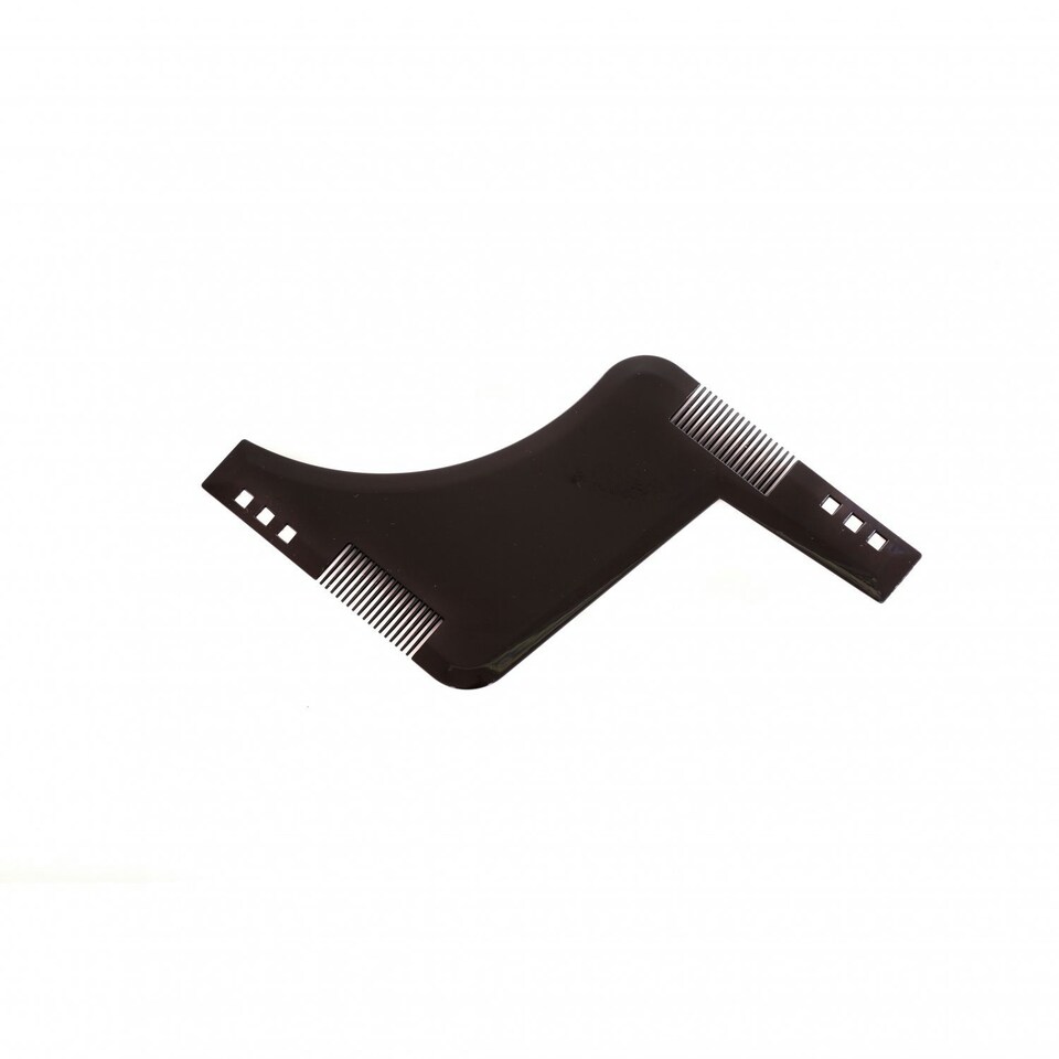 image 1 of Oypla Beard Facial Hair Shaping Template Trimer Lining Comb