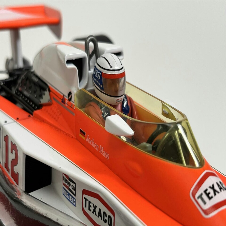 image 1 of McLaren Ford M23 #12 Texaco Jochen Maas 3rd GP Germany 1976 1:18 Model Car Group 18613F