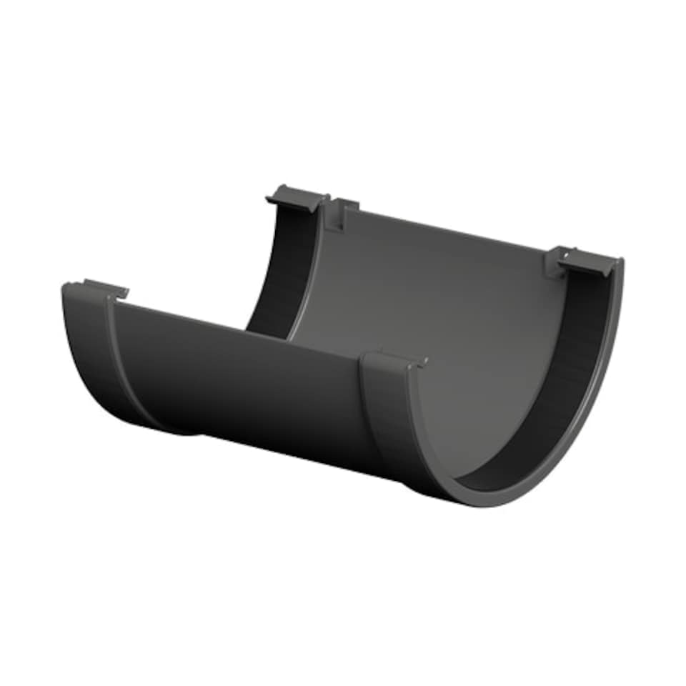 image 1 of FloPlast 16m 170mm XtraFlo Industrial Gutter Kit - Grey