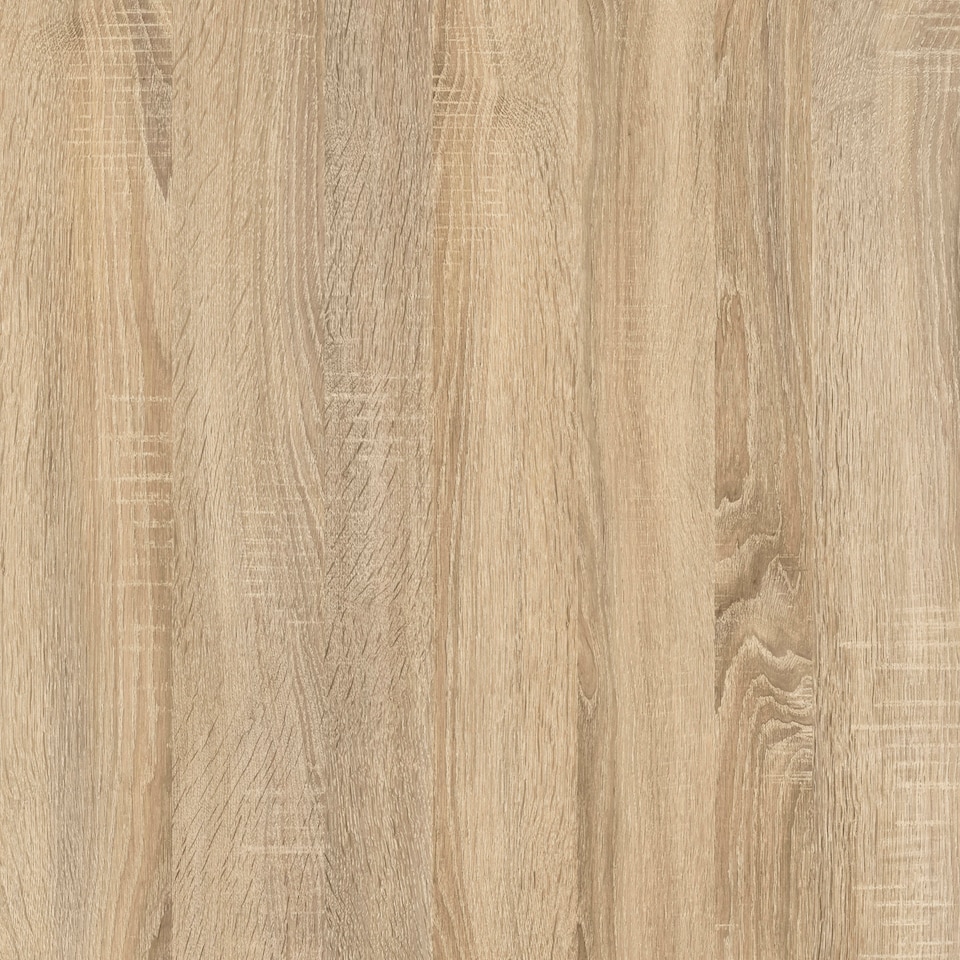 image 1 of Prima Desk 150cm in Oak with White Legs