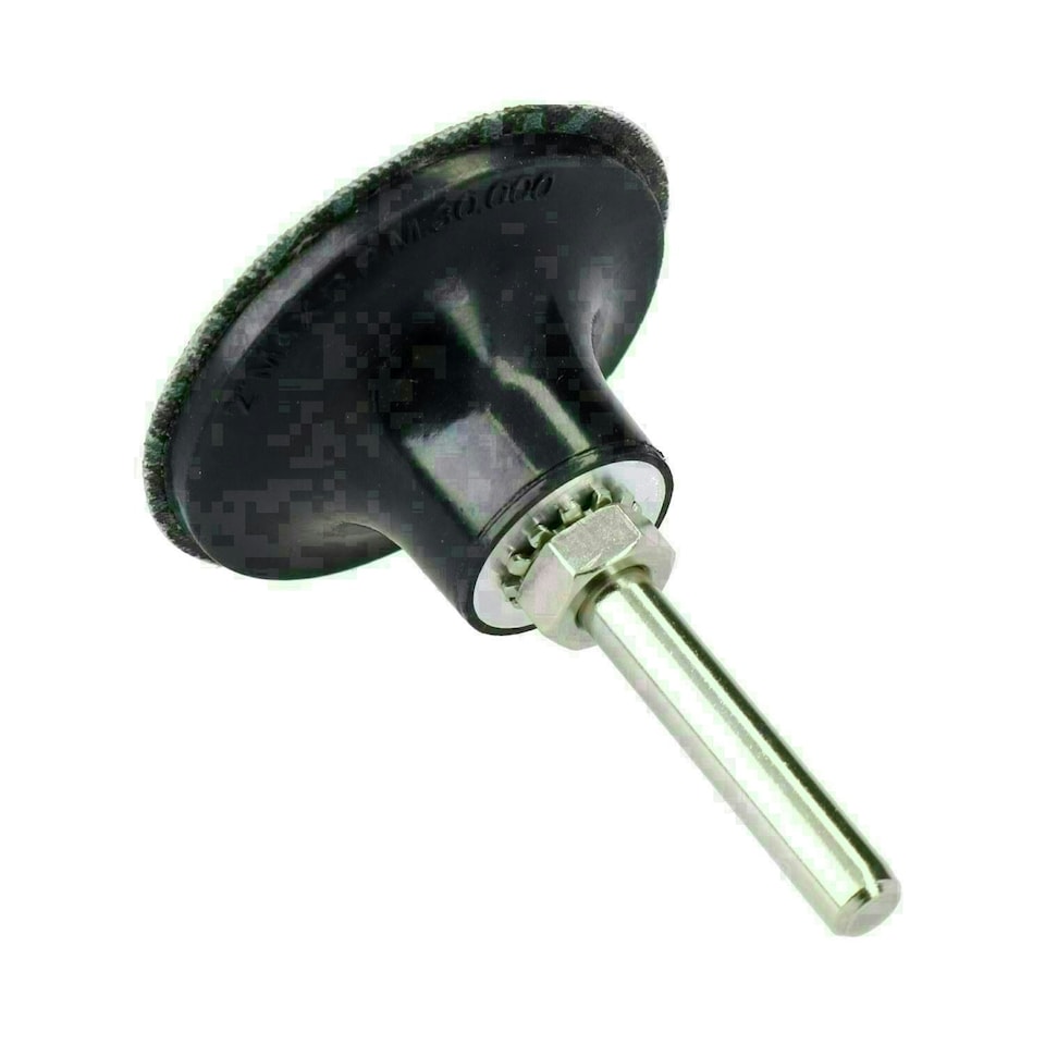 image 1 of 50mm Quick Change Rubber Backing Pad Adapter + 50pc 240 Grit Sanding Pads