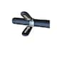 image 6 of HXGN 1" Standard Two-Piece Barbell — 147 cm, Knurled Grip, 2 Spring Collars | Black | BLACK | Standard